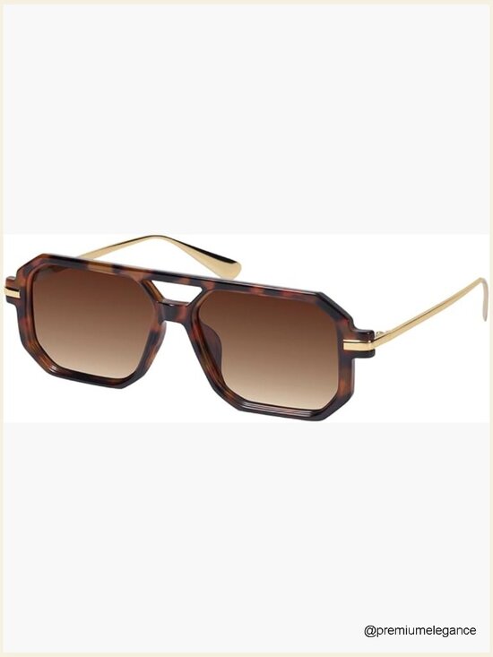 Small Retro Aviator Sunglasses with Polarized Lenses, UV400 Protection main image 5